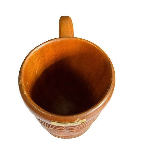Vintage Hawaiian Wooden Tiki Mug Souvenir From Waikiki By Aloha Treasures - Picture 7 of 11